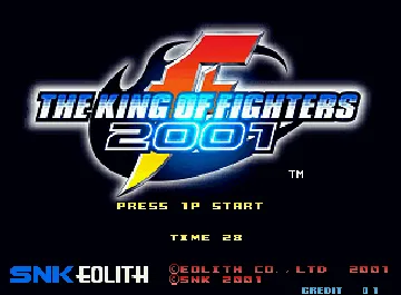 The King of Fighters 2001 screen shot title